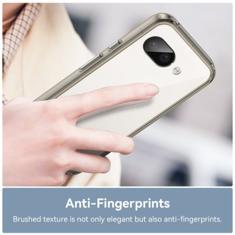 Противоударный чохол Colorful Acrylic Series для Google Pixel 9a - серый
