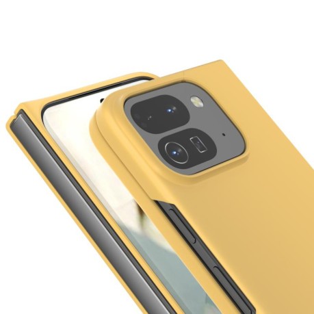 Ударостійкий чохол Skin Feel PC на Google Pixel 10 Pro Fold — жовтий