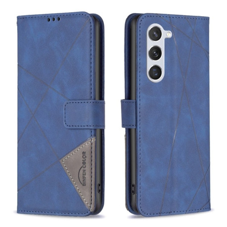 Чохол-книжка Rhombus Texture для Samsung Galaxy S25 5G - синій