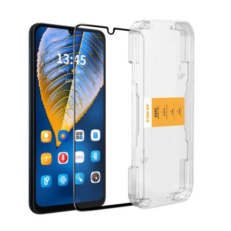 Защитное Стекло ENKAY Easy Install High Alumina Silicon для Samsung Galaxy F06 / M06 - черное