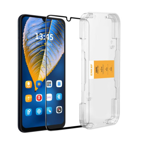 Защитное Стекло ENKAY Easy Install High Alumina Silicon для Samsung Galaxy M16 - черное
