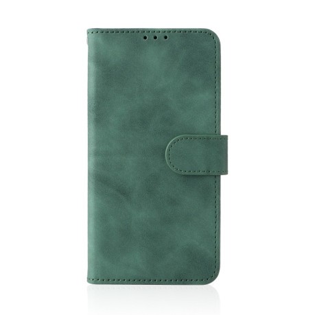 Чехол-книжка Solid Color Skin Feel на Xiaomi Redmi Note 11 4G Global / Note 11S - зеленый