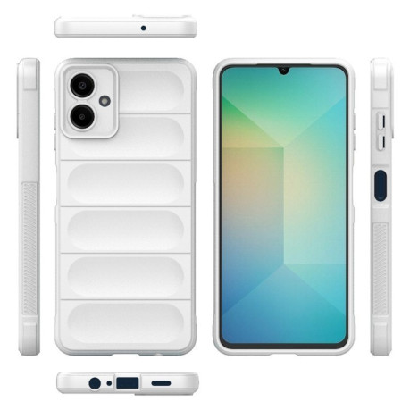 Силиконовый чехол Magic Flannel для Samsung Galaxy A06 4G - белый