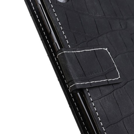 Чохол-книжка Magnetic Crocodile Texture на Xiaomi Redmi 9A - чорний