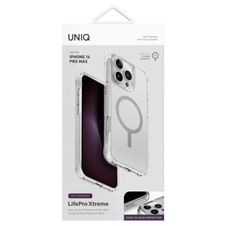 Оригінальний чохол UNIQ LifePro Xtreme на iPhone 16 Pro Max - Clear