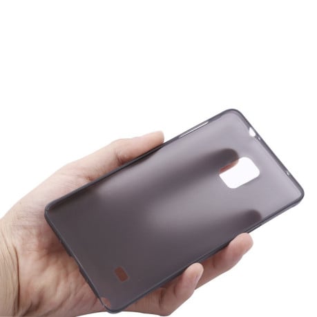 Ультратонкий Чорний TPU Чохол 0.3 мм для Samsung Galaxy Note 4