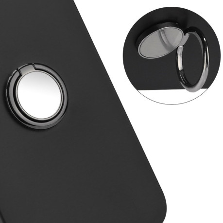 Протиударний чохол Matte with Ring Holder для Samsung Galaxy A16 5G - чорний