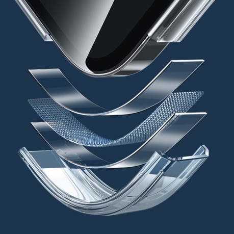 Противоударный чехол Wlons Ice Crystal для Samsung Galaxy S23 Ultra 5G - черный