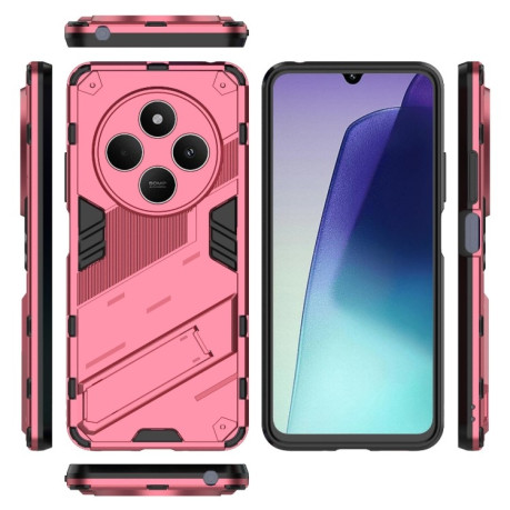 Протиударний чохол Punk Armor для Xiaomi Redmi 14C 4G/Poco C75/Redmi A4 5G - світло-червоний