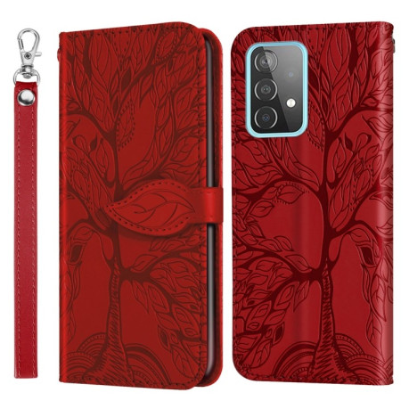 Чехол-книжка Life of Tree для Samsung Galaxy A33 5G - красный