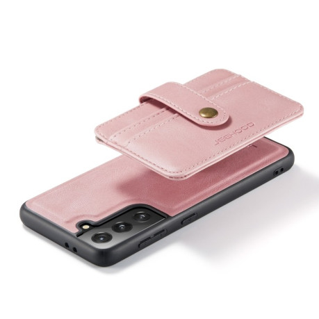 Противоударный чехол JEEHOOD RFID для Samsung Galaxy S22 5G - розовый