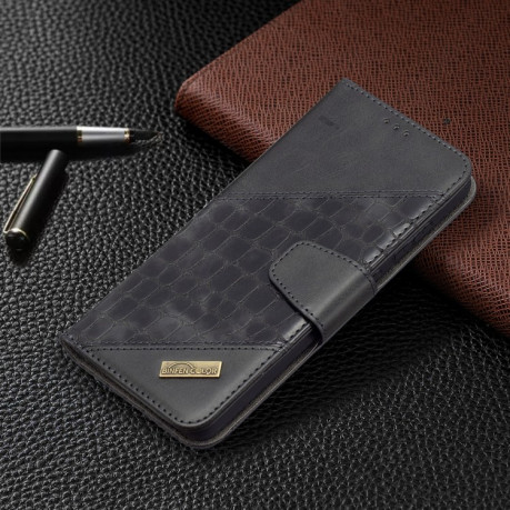 Чохол-книжка Matching Color Crocodile Texture Samsung Galaxy A72 - чорний