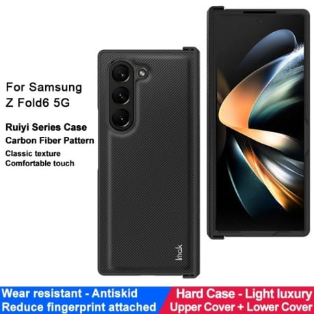 Протиударний чохол imak Ruiyi Series для Samsung Galaxy Fold 6 - чорний