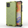 Противоударный чехол Honeycomb на  Samsung Galaxy A04 4G - зеленый