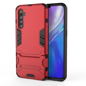 Протиударний чохол-підставка HMC на Realme XT/X2/K5-червоний