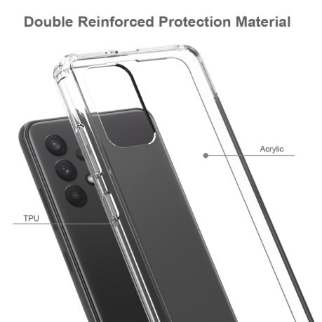 Акриловый противоударный чехол HMC  для Samsung Galaxy A32 4G- прозрачный