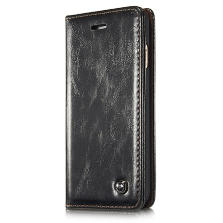 Кожаный чехол-книжка Business Style Crazy Horse Texture на iPhone 6 Plus / 6S Plus - черный