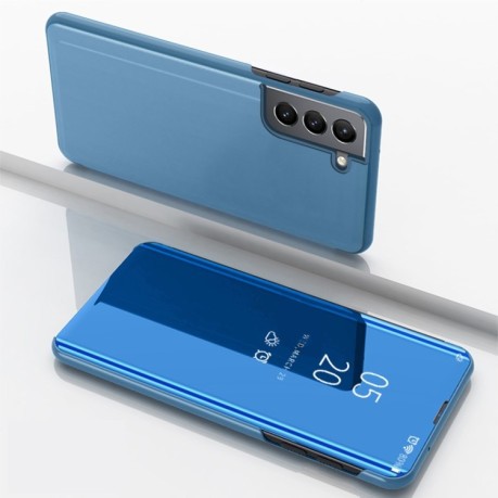 Чохол книга Clear View для Samsung Galaxy S22 5G - синій