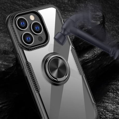 Протиударний чохол Acrylic Ring Holder для iPhone 13 Pro Max - чорний