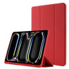 Чехол-книжка Skin Feel Tri-fold Leather Tablet Case with Pen Slot для  iPad Pro 13 2024 - красный