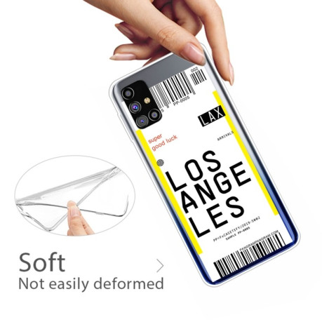 Протиударний чохол Boarding Pass Series Samsung Galaxy M51 - Los Angeles