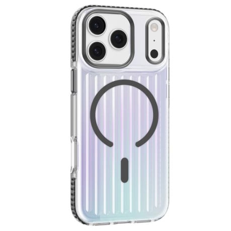Чехол Mutural Luggage Rainbow MagSafe на iPhone 17 Pro Max - темно-серый