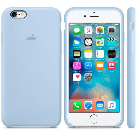 Силиконовый чехол Silicone Case Lilac для iPhone 6/6S