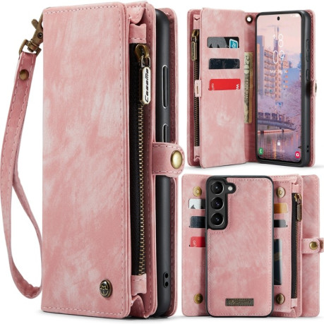 Чехол-кошелек CaseMe 008 Series на Samsung Galaxy S23 5G - розовый