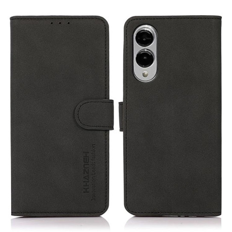 Чохол-книжка KHAZNEH Matte Texture для Samsung Galaxy S25 Edge 5G - чорний