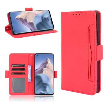 Чехол-книжка Skin Feel Calf на Xiaomi Mi 11 Ultra - красный