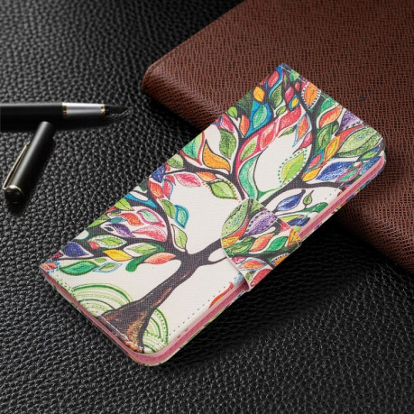 Чехол-книжка Colored Drawing Pattern для Samsung Galaxy A53 5G - Tree Life