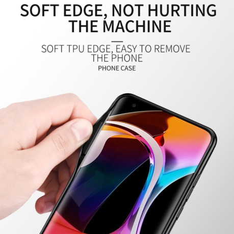 Противоударный чехол Cloth Texture на Samsung Galaxy A52/A52s - зеленый