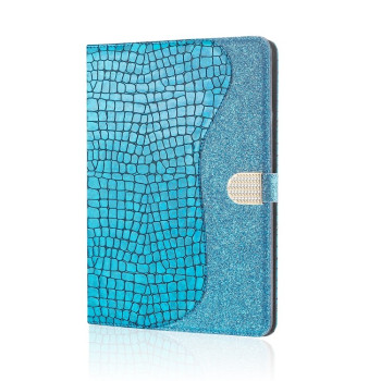 Чехол-книжка Glitter Stitching Crocodile для iPad Mini 4 / 3 / 2 / 1 - синий
