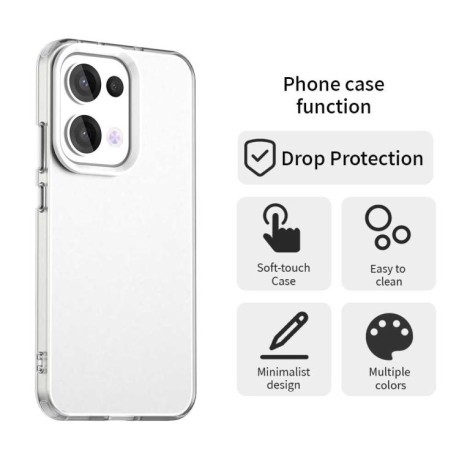 Противоударный чехол Candy Series для OPPO Reno13 5G Global - белый