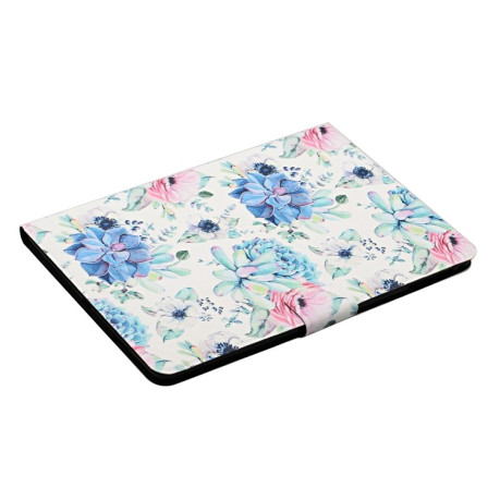Чехол-книжка Flower Pattern для iPad 10.2 - Blue Flower On White