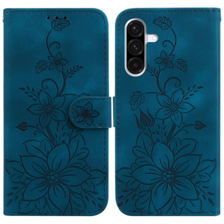 Чохол-книжка Lily Embossed Leather  для Samsung Galaxy A36 5G / A56 5G - синій
