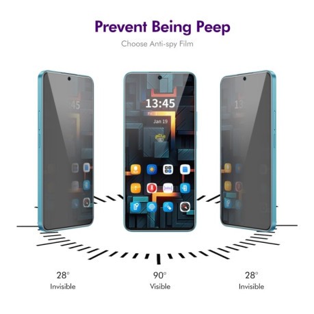 Захисне Скло ENKAY Easy Install Anti-peeping Privacy на OnePlus Nord CE4