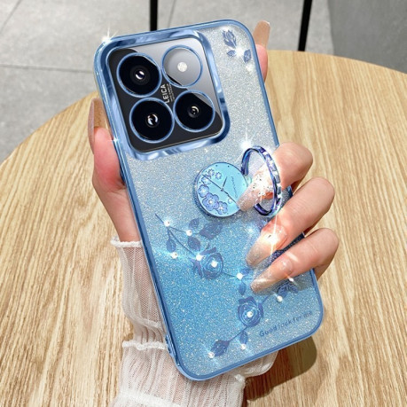 Противоударный чехол Gradient Acrylic для Xiaomi 14T - розовый