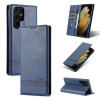 Чехол-книжка AZNS Magnetic Calf на Samsung Galaxy S22 Ultra 5G - синий