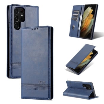 Чохол-книжка AZNS Magnetic Calf Samsung Galaxy S22 Ultra 5G - синій
