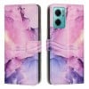 Чохол-книжка Painted Marble Pattern для Xiaomi Redmi Note 11E/Redme 10 5G - фіолетовий