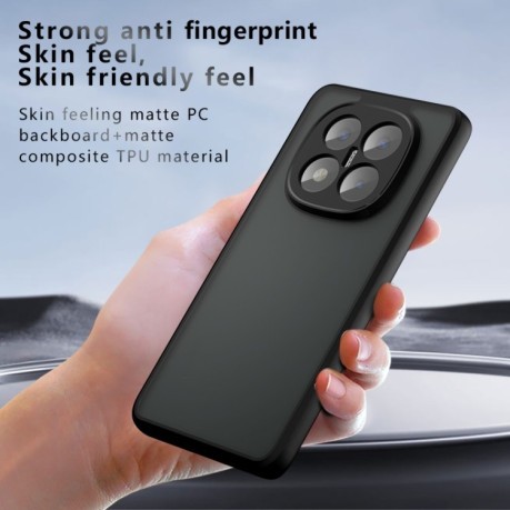 Протиударний чохол Armor Precise Hole PC Hybrid TPU для Xiaomi Redmi Note 14 Pro+ 5G - прозорий
