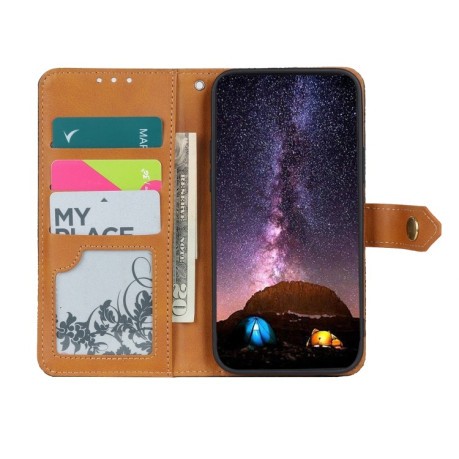 Чехол-книжка European Floral для Samsung Galaxy M35 5G - розовый