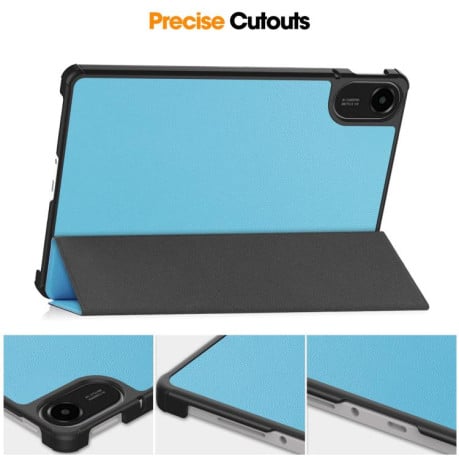 Чехол 3-fold Smart Cover для Xiaomi Redmi Pad 2 - голубой