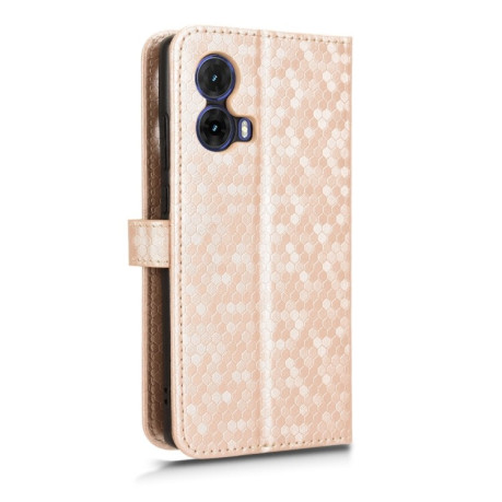 Чохол-книжка Honeycomb Dot для Motorola Moto G85 5G - золотий