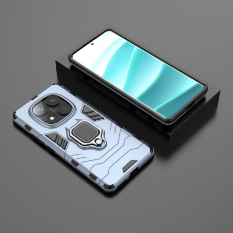 Противоударный чехол HMC 360 Degree Rotating Holder на Redmi Note 14 Pro 4G - синий