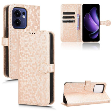 Чохол-книжка Honeycomb Dot для OPPO Reno13 F /Reno13 FS 4G/5G - золотий