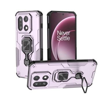 Противоударный чехол Metal Kickstand TPU Hybrid PC на OnePlus 15 — фиолетовый