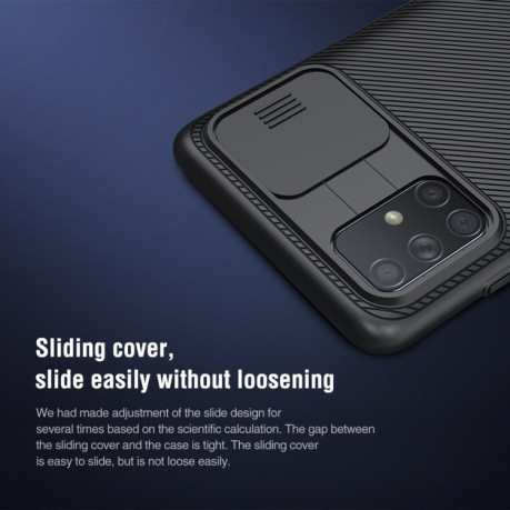 Протиударний чохол NILLKIN Mirror Series Samsung Galaxy A71 - чорний