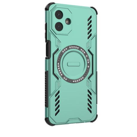 Протиударний чохол Butterfly Armor з MagSafe на Samsung Galaxy A07 4G - зелений